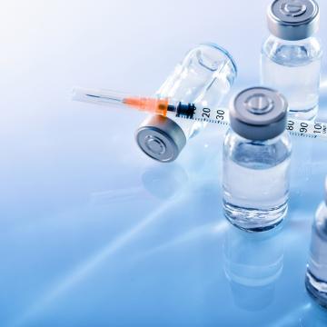 Diabetes Medicine Vials and Needle