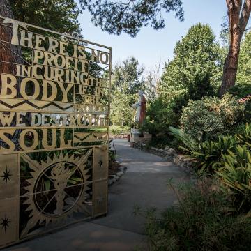 Golter Gate Inscription: There is no profit in curing the body if in the process we destroy the soul