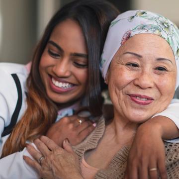Woman Spends Precious Time With Adult Daughter