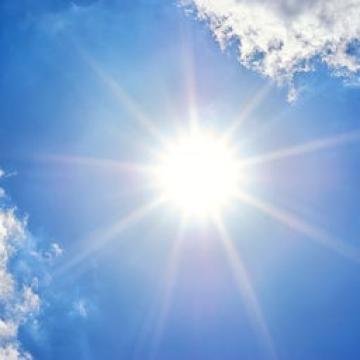 Sun in the sky
