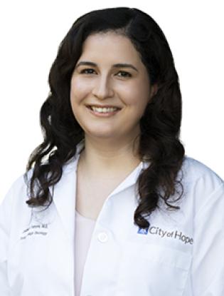 Hannah Asghari, M.D., is a hematologist-oncologist in the Department of Medical Oncology & Therapeutics Research.