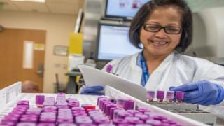 Woman in Lab
