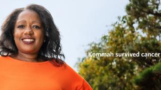 Kommah survived cancer