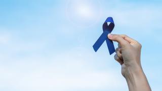 Colon cancer ribbon