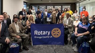 City of Hope Orange County grateful patients receive gifts of thanks from Rotary Club