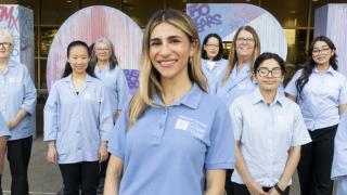 Volunteers at City of Hope's Los Angeles location