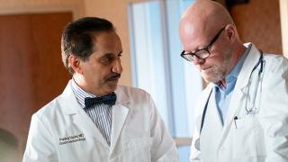 two doctors conferring