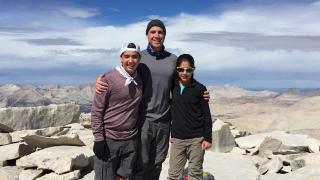 Saro Armenian and children at Mt Whitney