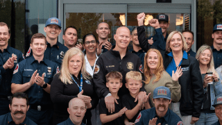 No sweeter sound: Fire battalion chief and his family ring the survivor bell at City of Hope Orange County