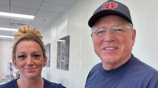 Chuck Montgomery and Christy Lessnau