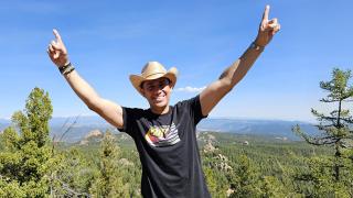 Jose Santos on vacation in Colorado