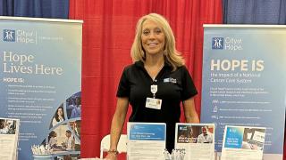 Sheila Hartigan, an oncology information specialist and relationship manager on the Community Engagement Outreach Team at City of Hope®  Cancer Center Chicago