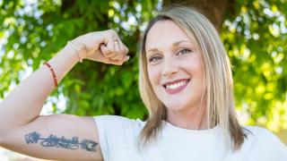 Nicole Schulz irrepressible tattoo