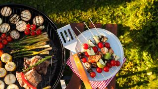 Outdoor Cooking on Grill
