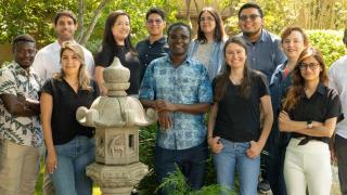 Dr. Javier Gordon Ogembo and his lab members