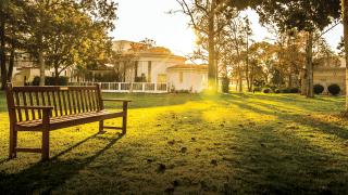 Campus in the early morning 1024x475