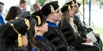 Graduation ceremony at the Beckman Research Institute