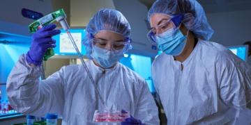 City of Hope scientist conducting research