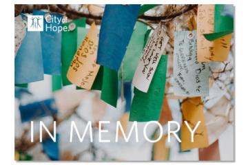 Card for Hope - In Memory