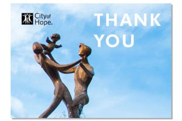 Card for Hope - Thank You