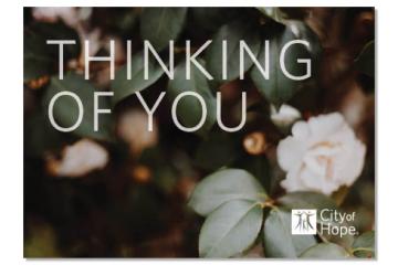 Card for Hope - Thinking of You