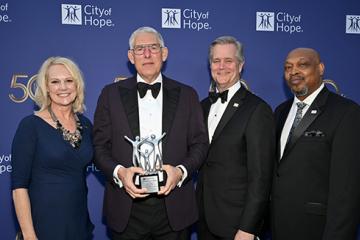 City of Hope’s Music, Film and Entertainment Industry (MFEI) group celebrating 50 years of service and partnership in 2023.