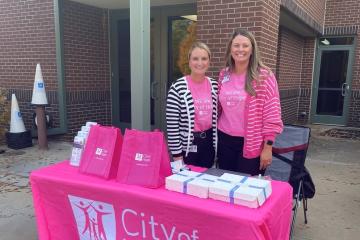 City of Hope team at the community breast cancer screening event