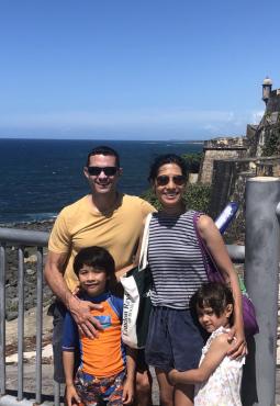 Christine Chen and family