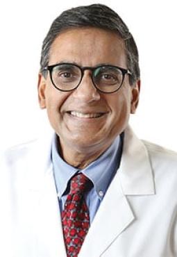 Ravi Salgia lab coat