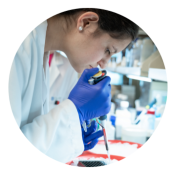 Researcher in a lab