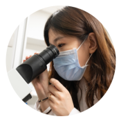 Researcher in a lab