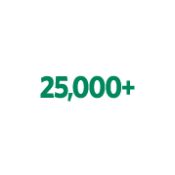 25,000 plus